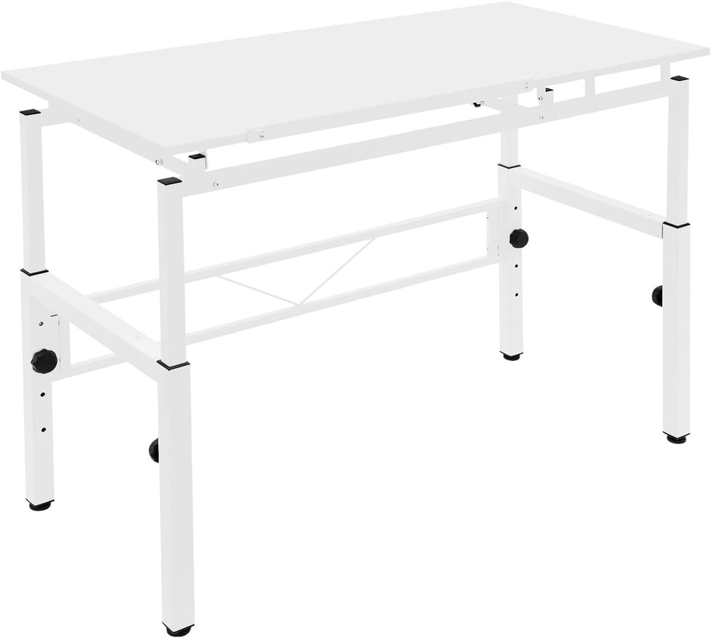 Tiltable Drafting Table, Adjustable Height Art Desk for Painting, Crafting | ...