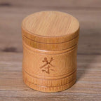 Tea Canister with Lid, Storage Container for Loose Leaf Tea Coffee Beans, Kitchen Organizer for Pantry Countertop