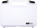 ArtBin 6977AB 12 inch Quick View Deep Base Carrying Case, Portable Art & Craft Organizer with Handle, [1] Plastic Storage Case, Translucent