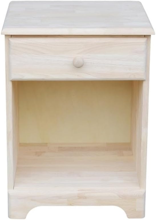 IC INTERNATIONAL CONCEPTS Nightstand Unfinished