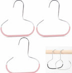 Maximize Closet Space with Versatile Storage, Hat Hangers for Closet, Hat Organizer, Multi-Functional Organizer Space Saving for Hats, Ties, Scarves, Delicate Fabrics (3pcs*Pink)