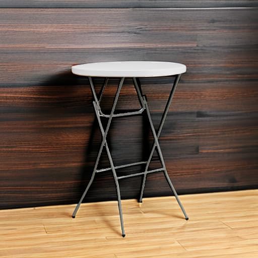 Flash Furniture 32" Round Folding Bar Height Tables for Parties and Comm...