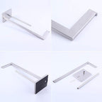 Free Standing Toilet Paper Holder Stand with Reserve, Bathroom Tissue Dispenser Paper Roll Storage Holder Stand for Jumbo Roll, Stainless Steel Rustproof Brushed Finish