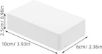 4pcs Plastic Junction Box Hidden Safe Container Portable Secret Storage Box for Money Jewelry Concealment White Camouflaged Outlet Safe Can