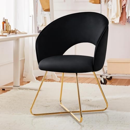 Furniliving Velvet Accent Chair for Living Room, Comfortable Upholstered Barr...