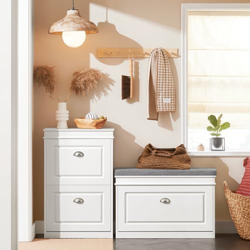 Haotian Shoe Storage Bench with Cushion