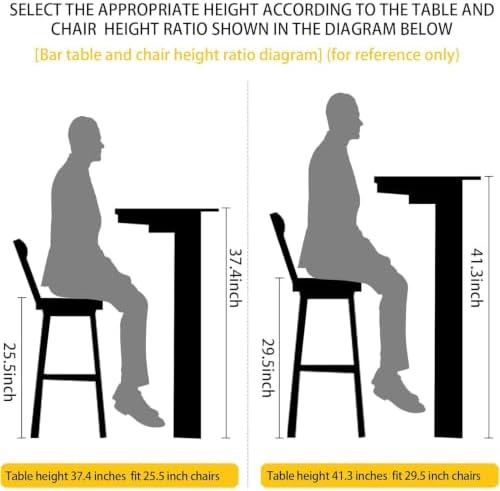 Folding Stool with Back,1Pcs Tall Foldable Stool 25.5 Inch