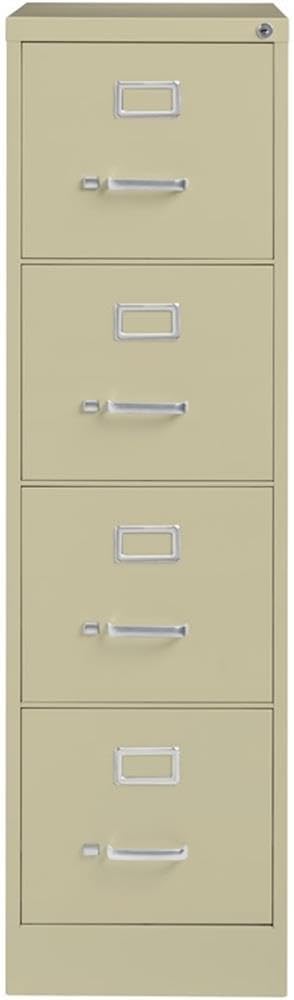 Pemberly Row 22" D Metal 4-Drawers Letter Width Vertical Filing Cabinet ...
