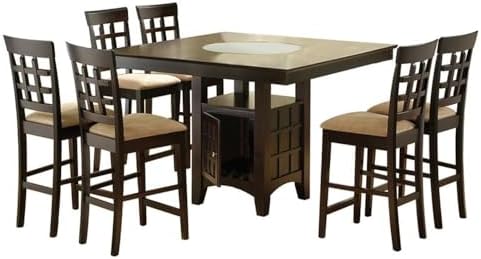 Coaster Home Furnishings - Gabriel - 7-Piece Counter Height Dining Set - Squa...