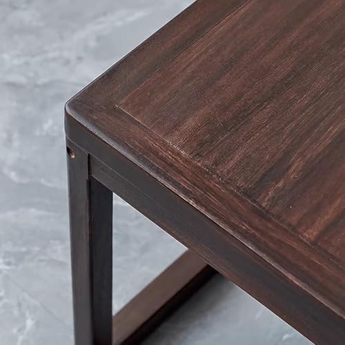 Nesting Tables Set, Solid Walnut Wood, Modern Square Stackable Coffee & S...
