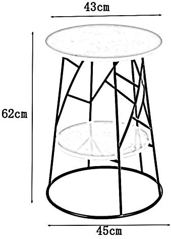 Telephone Table, Round Side Table Marble Sofa Telephone Table Corner Table Co...