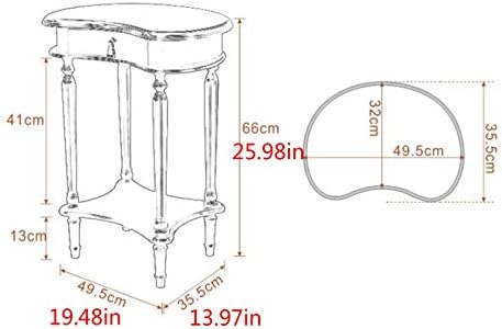 Telephone Table, American Carved Side Table,Shelves with Drawers,Telephone Li...