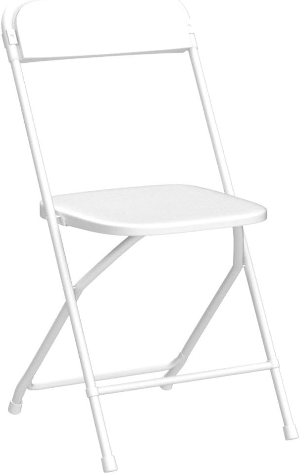 Allpop 4 Pack Plastic Folding Chair, 300lb Capacity, Portable Commercial Chai...