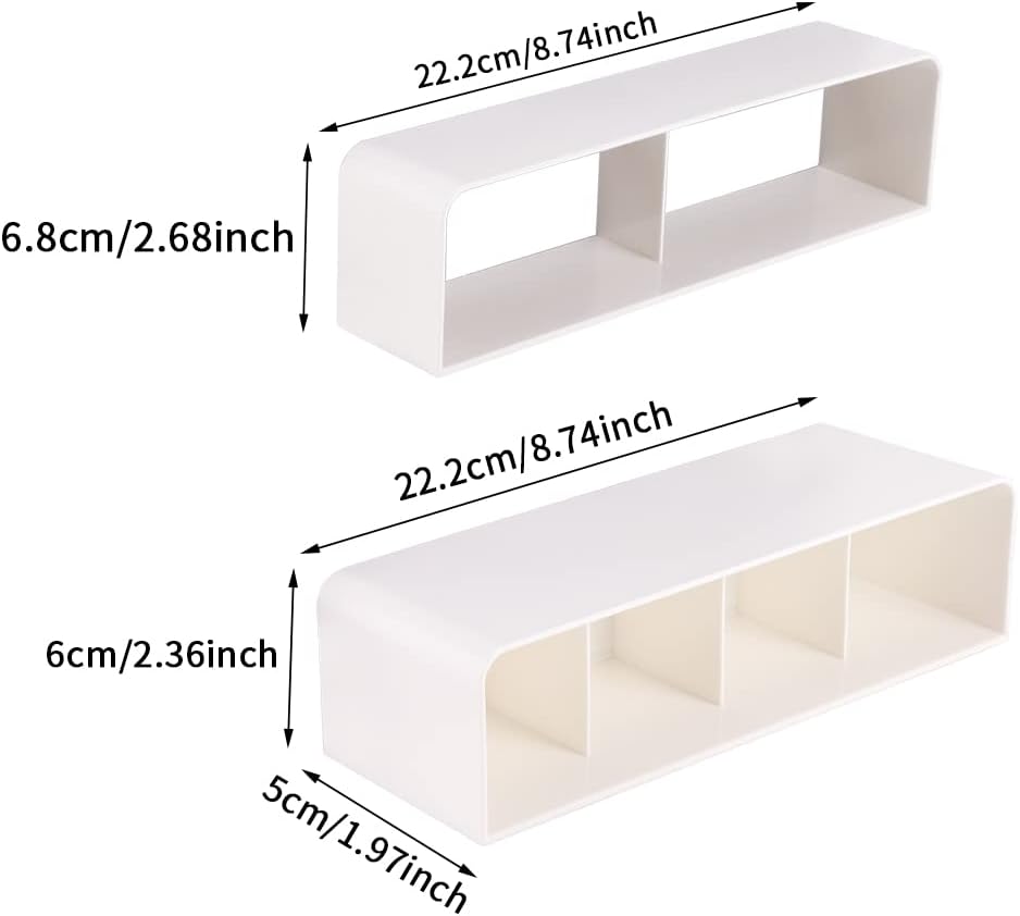 Umbrella Stand Rack, Umbrella Holder For Entryway, Height Adjustment Space Saving Storage Organizer With Drip Tray for Hotel Hallway Home Office, No Drilling(COLOR:White)