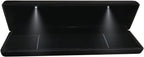 GBYAN Velvet Chain Necklace Box with LED Light, Long Bracelet Storage Case, Jewelry Display Gift Box for Engagement, Anniversary,Wedding and Birthday,Black