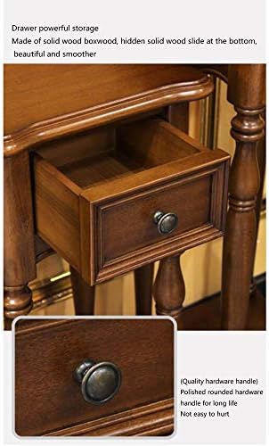 Telephone Table, American Solid Wood Plant Stand,Living Room Sofa Telephone S...