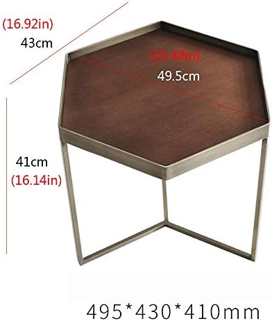Telephone Table, Modern Industrial Style Side Table,Living Room Telephone Tab...