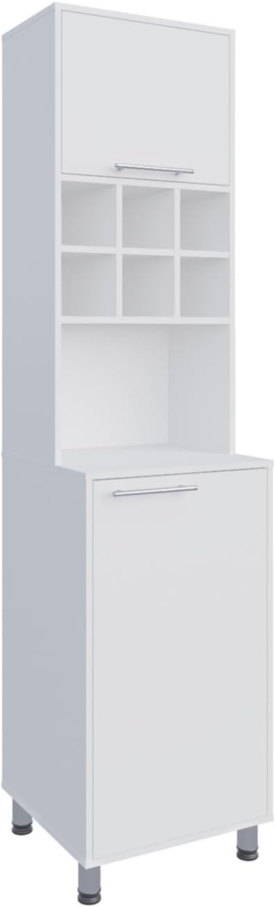 Kitchen Pantry, 2 Doors, 4 Legs, 8 Shelves ﻿,for Kitchen