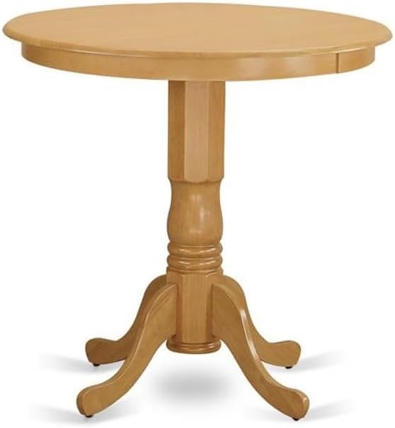 East West Furniture JAGR3-OAK-W 3 Piece Kitchen Counter Height Dining Table S...