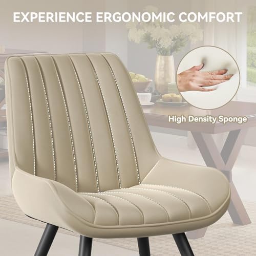 Nebuaegis Modern Dining Chairs Set of 8,Upholstered Dining Room Chairs with T...
