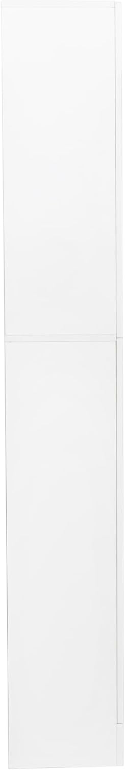 Freestanding Cabinet with Inadjustable Shelves and Two Doors for Kitchen, Din...