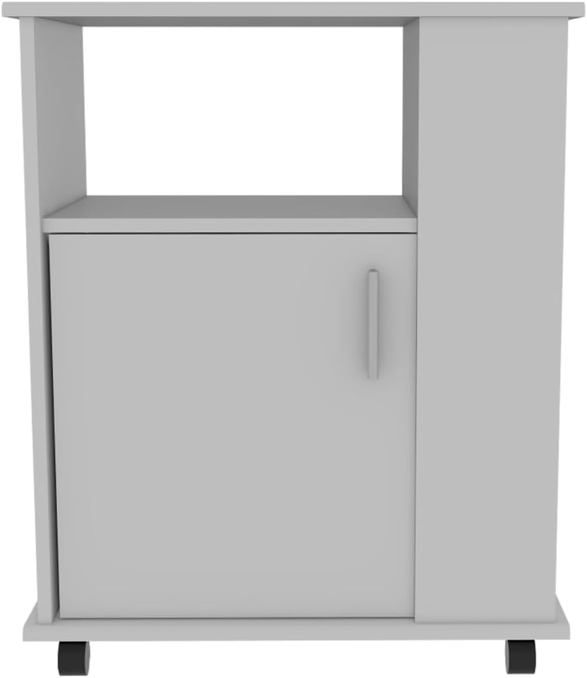 2 Piece Kitchen Set with Island and Microwave Pantry Cabinet | Includes inter...