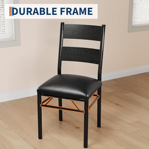 IDEALHOUSE Wood Dining Table Set for 4 with Corner Protector, Kitchen Table C...