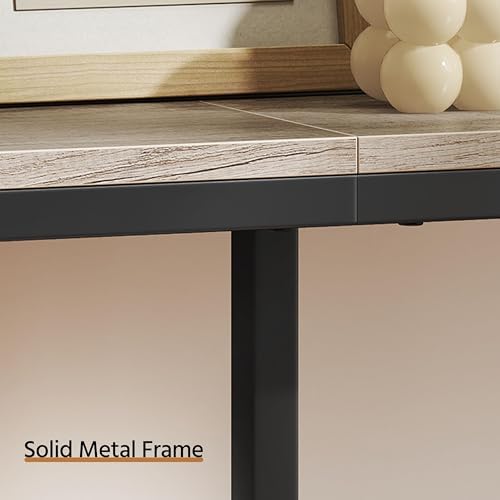Yaheetech 63" Narrow Console Table Behind Couch & Entryway, Gray | S...