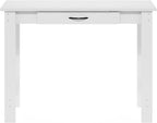 Furinno Jaya Writing Desk with Drawer, White