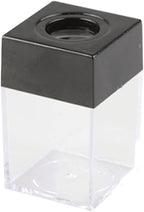 Premium Clear Paper Clip Dispenser Pushpin Storage For Case Thumbtack Dispenser Metal Pin Organizer Holder Box
