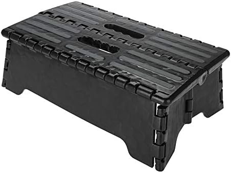 Folding Step Stool Step Stool Holds Up to 300 lb Plastic Foldable Step Stools...