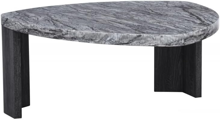 39" Durable Marble Laminate Nesting Coffee Table, Boo Coffee Table with ...