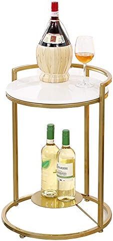 Telephone Table, Side Table Living Room Marble Small Round Table Telephone Ta...
