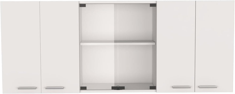 Modern Wall Cabinet, Four Interior Shelves, for Kitchen Dining Room,for Kitch...