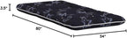 MAXYOYO Japanese Floor Mattress Futon Mattress, 4" Thicken Tatami Mat Sleeping Pad Foldable Roll Up Mat Boys Girls Dormitory Pad Kids Floor Lounger Pillow Bed, Charcoal Grey, Queen Size