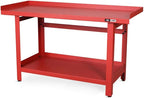 AFF 3990 Heavy-Duty Workbench, 61"" x 25"", 1,300 lb Capacity, Red