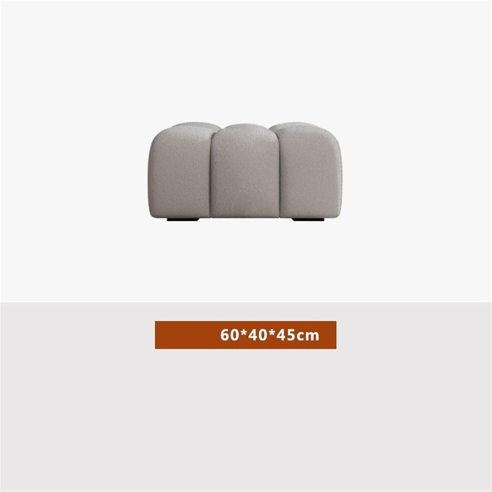 Modern Fabric Bed end Bench Long Bedroom Dressing Room Sofa Entryway(XS)