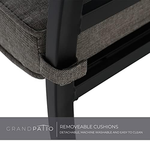 Grand patio 7-Piece Outdoor Dining Set for 6 with Swivel Patio Chairs