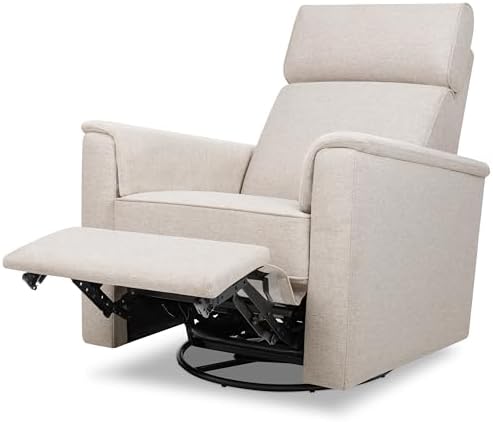 Namesake Willa Plus Power Recliner Glider, Performance Beach Eco-Weave | GREE...