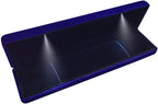GBYAN Velvet Chain Necklace Box with LED Light, Long Bracelet Storage Case, Jewelry Display Gift Box for Engagement, Anniversary,Wedding and Birthday,Blue