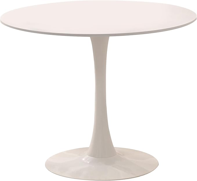 3-Piece 31.5" Round Dining Table Set for 2 with Upholstered Chairs – Spa...