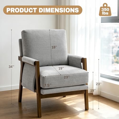 RNKSFX Accent Chairs for Living Room Set of 2, Modern Arm Chairs for Bedroom,...