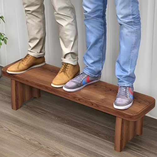 Entryway Bench, Solid Wood Bench, Wooden Shoe Bench for Entryway, Farmhouse E...