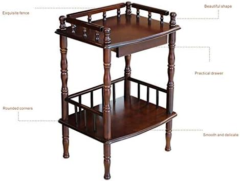 Telephone Table, European Side Table,Solid Wood Sofa Side Table, Casual Small...