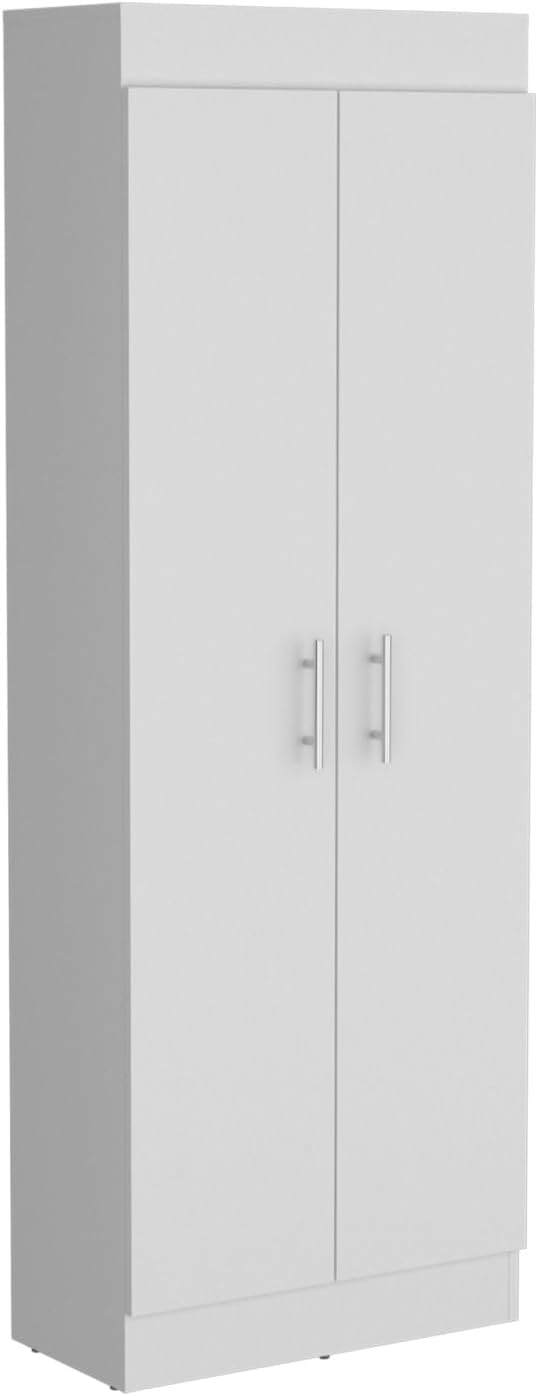Nepal Pantry Cabinet, Space-Efficient 2-Door Design with Multiple Shelves