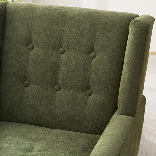 HUIMO Accent Chair for Living Room,Upholstered Button Fabic Armchair Chair | ...
