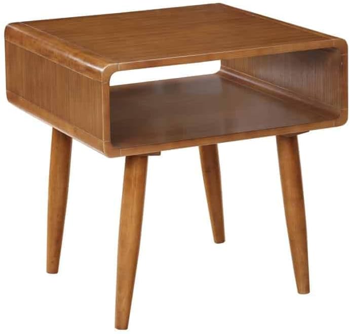 Boraam Alborg End Table - Rich Walnut Finish