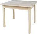 International Concepts Unfinished Kids Table