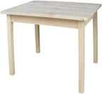 International Concepts Unfinished Kids Table