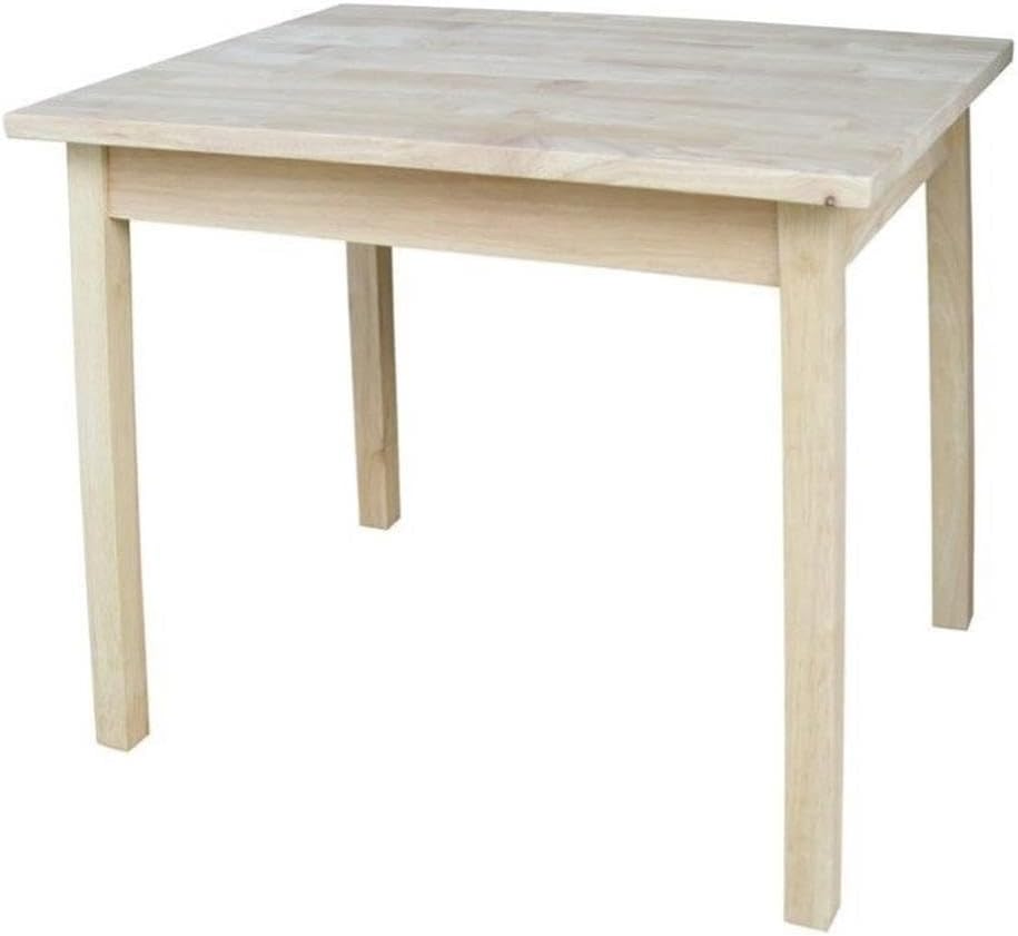 International Concepts Unfinished Kids Table